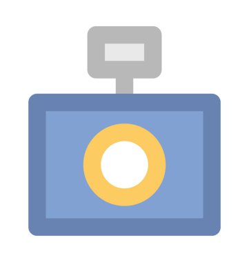 kamera kalın vektör simgesi