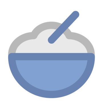 Dondurma kalın vektör simgesi