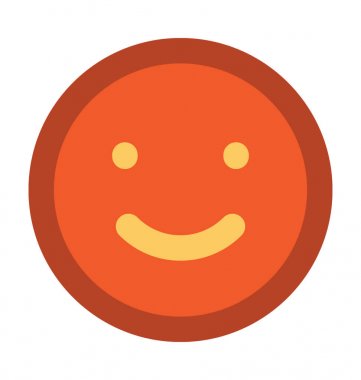 gülen kalın vektör simgesi