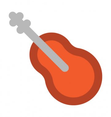 gitar kalın vektör simgesi