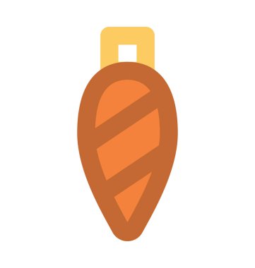 önemsiz şey kalın vektör simgesi