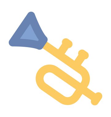 trompet kalın vektör simgesi