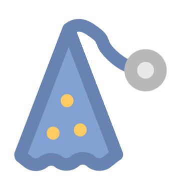 Parti Cap kalın vektör simgesi