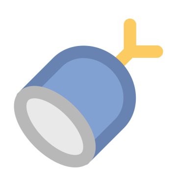 Bacak parçası kalın vektör simgesi