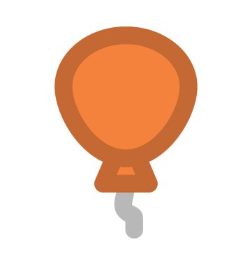 Balon kalın vektör simgesi