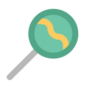 lolipop kalın vektör simgesi