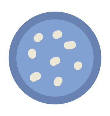 Bisküvi kalın vektör simgesi