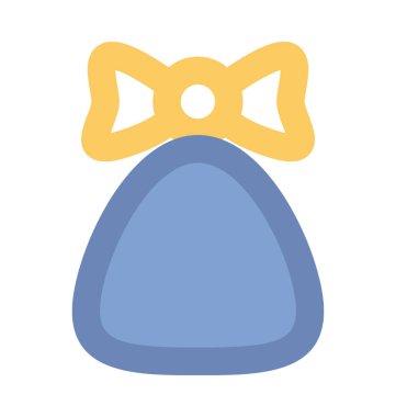 Noel Bell kalın vektör simgesi