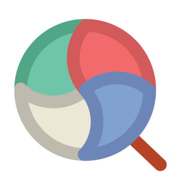 lolipop kalın vektör simgesi