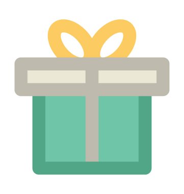 hediye kalın vektör simgesi