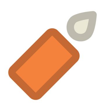 mum kalın vektör simgesi