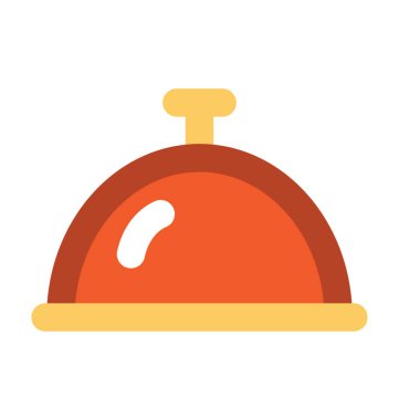 Tabağı kalın vektör simgesi hizmet