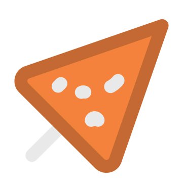 Noel ağacı kalın vektör simgesi