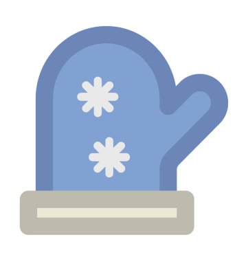 Eldiven kalın vektör simgesi