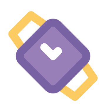 Bilek Watch kalın vektör simgesi