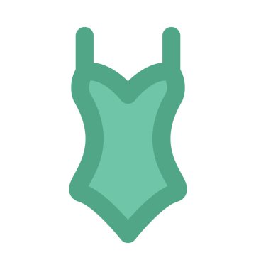 Kadın üst kalın vektör simgesi