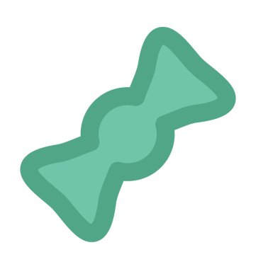 Şerit yay kalın vektör simgesi