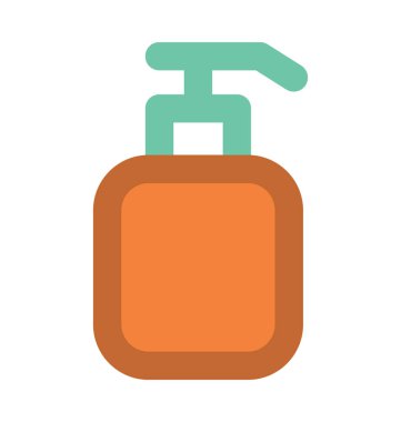 Sabun dispenseri kalın vektör simgesi