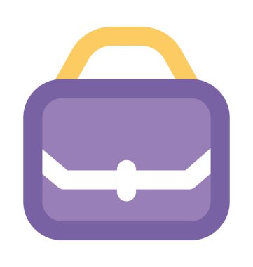 El çanta kalın vektör simgesi