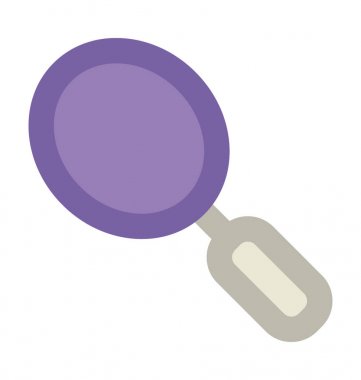 El ayna kalın vektör simgesi