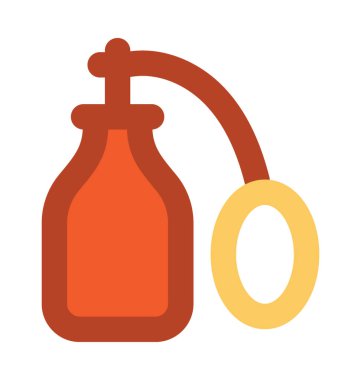 Parfüm kalın vektör simgesi