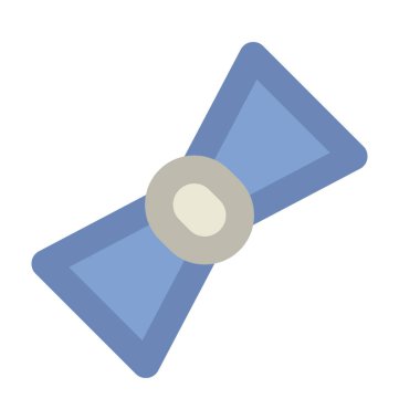 Şerit yay kalın vektör simgesi