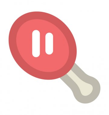 El ayna kalın vektör simgesi