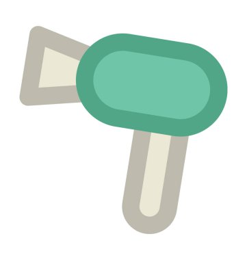 Fön kalın vektör simgesi