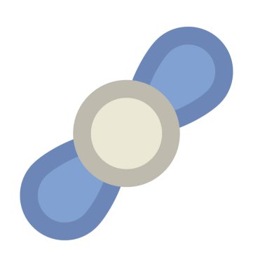 Şerit yay kalın vektör simgesi