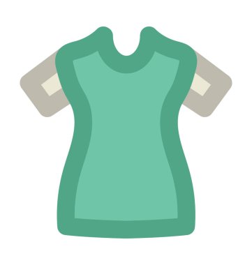 Jumper elbise kalın vektör simgesi