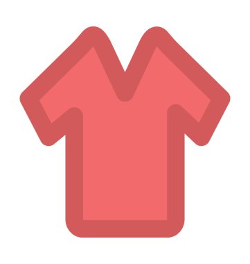 Jumper elbise kalın vektör simgesi