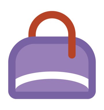 El çanta kalın vektör simgesi