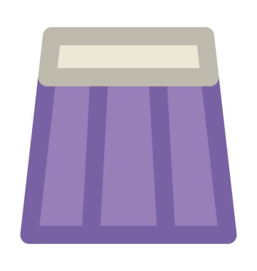 Etek kalın vektör simgesi