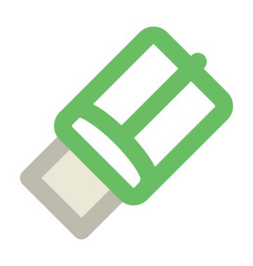 Bilek Watch kalın vektör simgesi