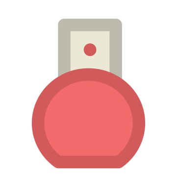 Parfüm kalın vektör simgesi