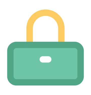 Çanta kalın vektör simgesi