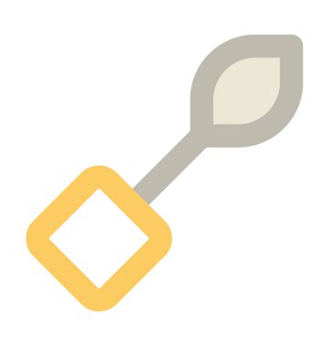 Pamuk tomurcukları kalın vektör simgesi