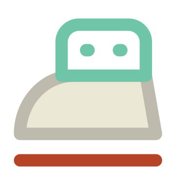 Krem şişe kalın vektör simgesi