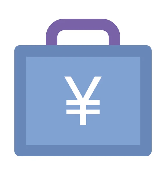 Yen Fall Fet Vektor Symbol — Stock vektor