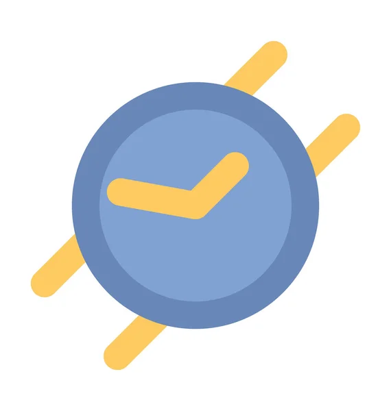 Wrist Watch Bold Vector Icon — Stock Vector