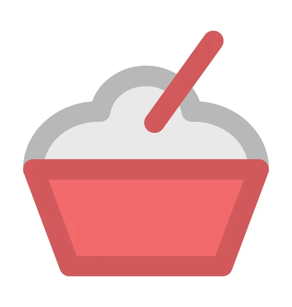 Helado Audaz Vector Icono — Vector de stock