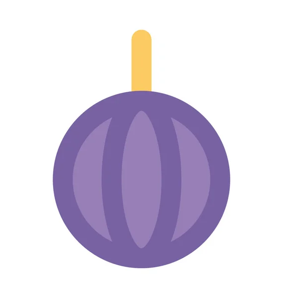 Bauble Vector Audaz Icono — Archivo Imágenes Vectoriales