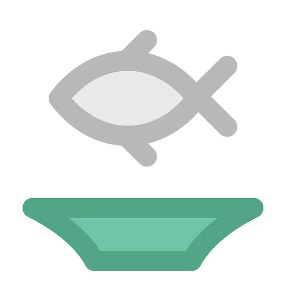 Fish Bold Vector Icon — Stock Vector