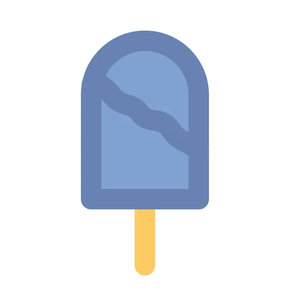 Ice Pop Fettes Vektor Symbol — Stockvektor