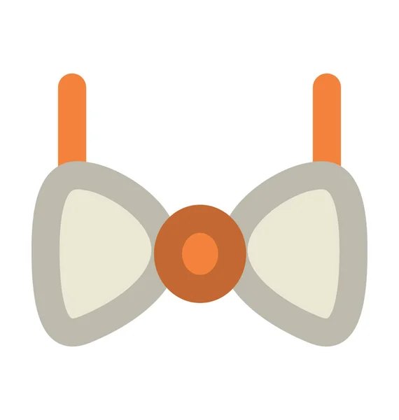 Bowtie Audaz Icono Del Vector — Archivo Imágenes Vectoriales