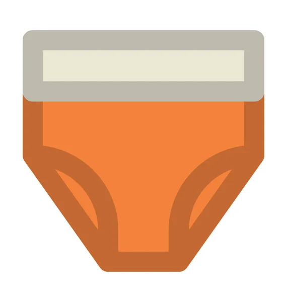 Underpants Bold Vector Icon — Stock Vector