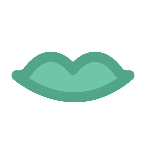 Lippen Vet Vector Icon — Stockvector