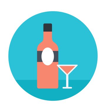 Renkli vektör simge iç