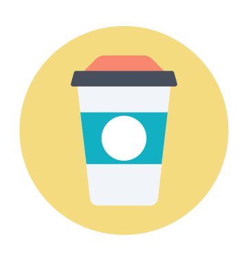 Suyu Kupası renkli vektör simgesi