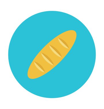 Baget renkli vektör simgesi